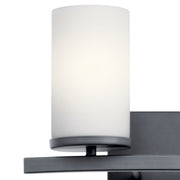 Kichler 45496BK Two Light Bath, Black (4)