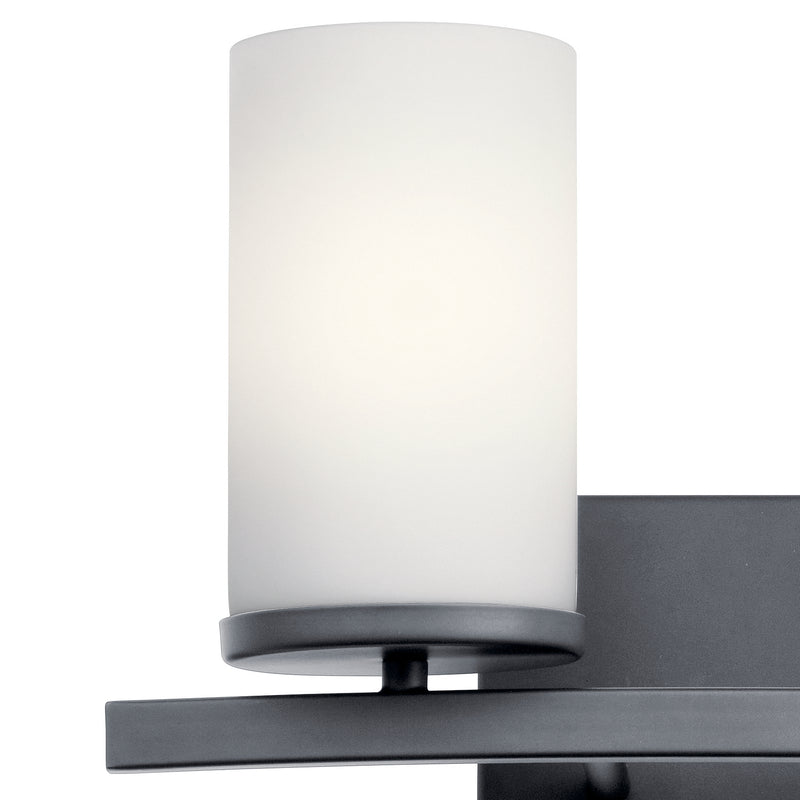 Kichler 45496BK Two Light Bath, Black (4)