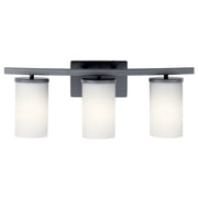 Kichler 45497BK Three Light Bath, Black (2)