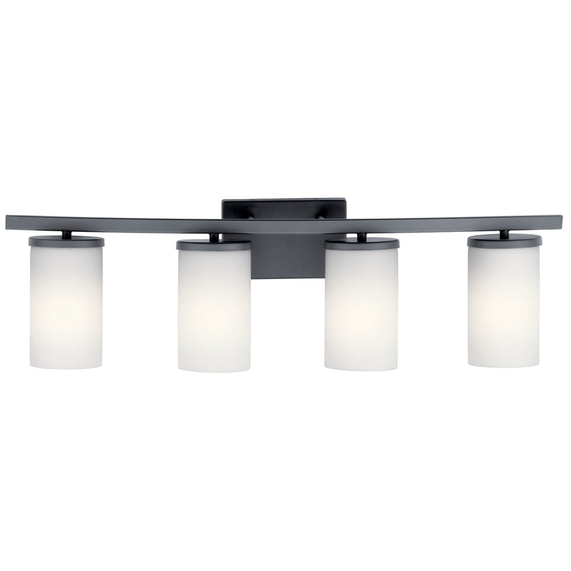 Kichler 45498BK Four Light Bath, Black (2)