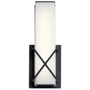 Kichler 45656MBKLED LED Wall Sconce, Matte Black (2)