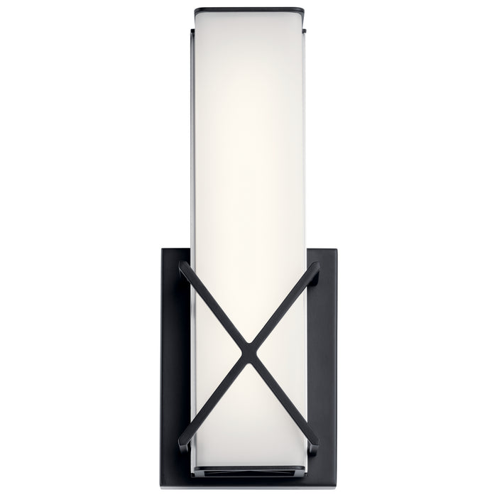 Kichler 45656MBKLED Trinsic LED Wall Sconce, Matte Black Alternate Image.jpg