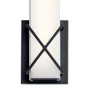 Kichler 45656MBKLED LED Wall Sconce, Matte Black (3)