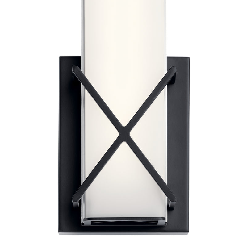 Kichler 45656MBKLED LED Wall Sconce, Matte Black (3)