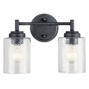 Kichler 45885BK Two Light Bath, Black (2)