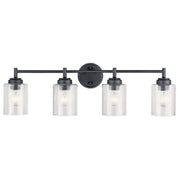 Kichler 45887BK Four Light Bath, Black (2)