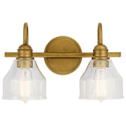 Kichler 45972NBR Two Light Bath, Natural Brass (2)