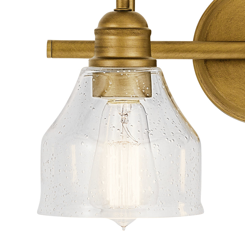 Kichler 45972NBR Two Light Bath, Natural Brass (4)