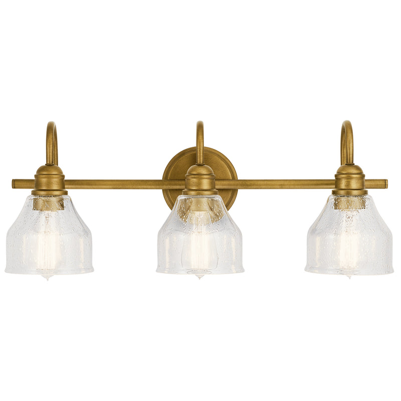 Kichler 45973NBR Three Light Bath, Natural Brass (2)