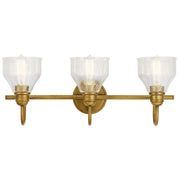 Kichler 45973NBR Three Light Bath, Natural Brass (3)