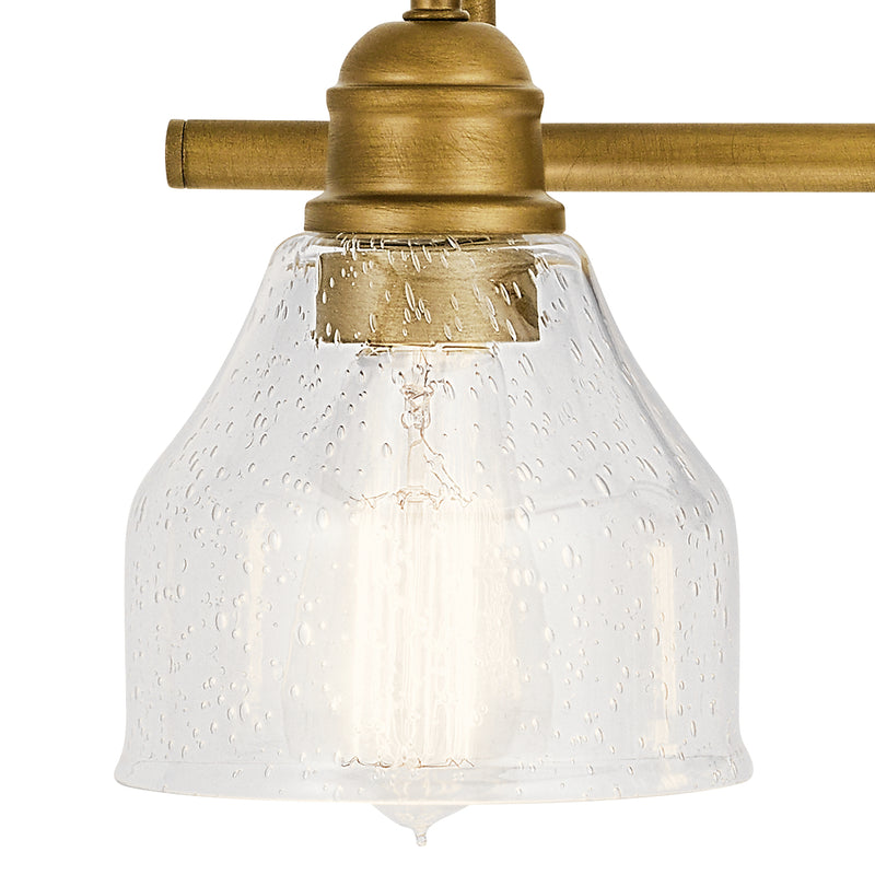 Kichler 45973NBR Three Light Bath, Natural Brass (4)