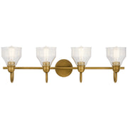 Kichler 45974NBR Four Light Bath, Natural Brass (3)