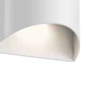 Kichler 49278WHLED LED Outdoor Wall Mount, White (2)