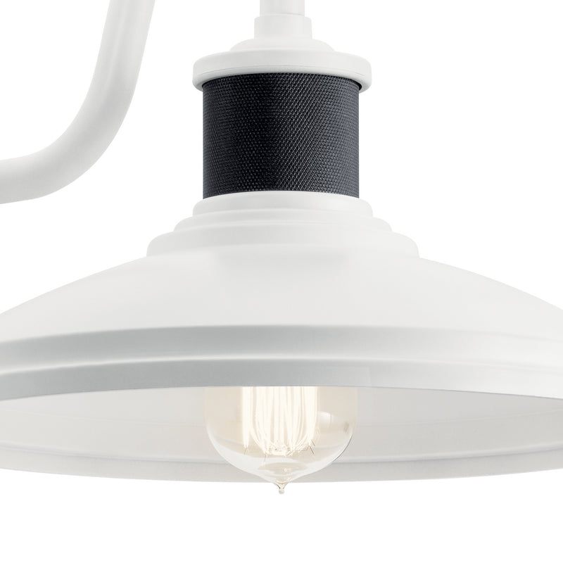 Kichler 49980WH One Light Outdoor Wall Mount, White (2)