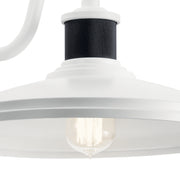 Kichler 49981WH One Light Outdoor Wall Mount, White (2)