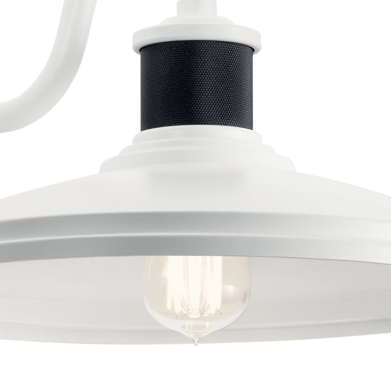 Kichler 49981WH One Light Outdoor Wall Mount, White (2)