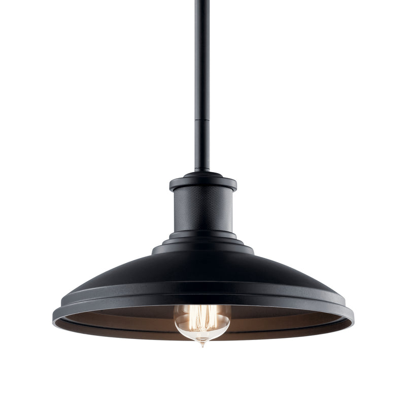 Kichler 49982OZ One Light Outdoor Pendant/Semi Flush, Olde Bronze (2)