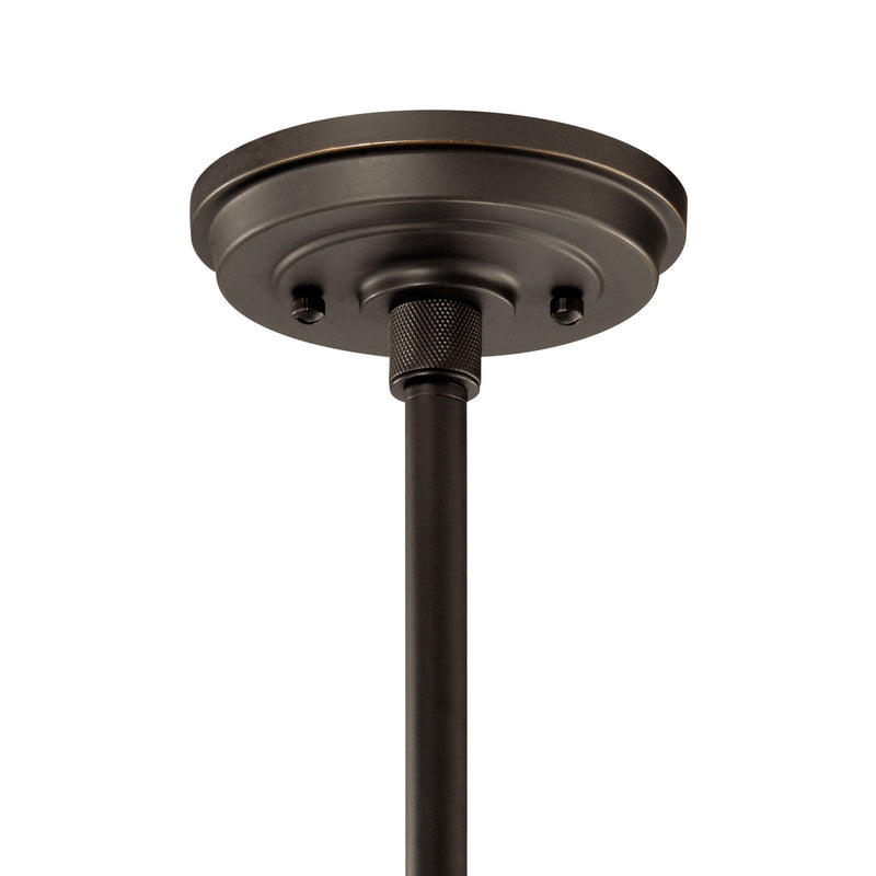 Kichler 49982OZ One Light Outdoor Pendant/Semi Flush, Olde Bronze (5)