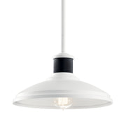 Kichler 49982WH One Light Outdoor Pendant/Semi Flush, White (2)