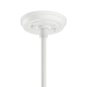 Kichler 49982WH One Light Outdoor Pendant/Semi Flush, White (5)