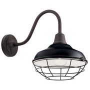 Kichler 49990BK One Light Outdoor Wall Mount, Black (2)