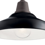 Kichler 49990BK One Light Outdoor Wall Mount, Black (4)