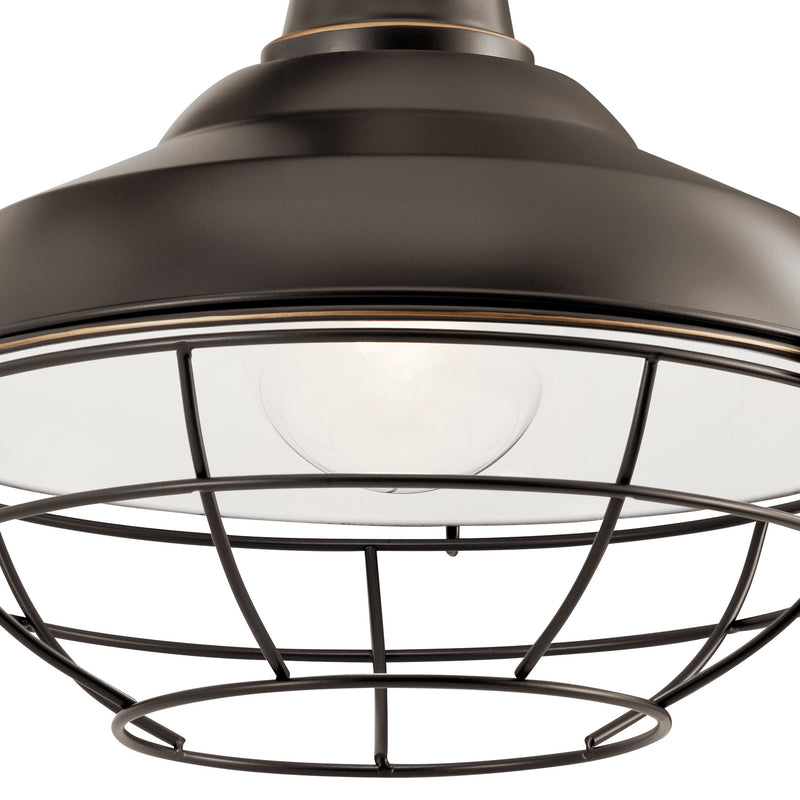 Kichler 49990OZ One Light Outdoor Wall Mount, Olde Bronze (3)