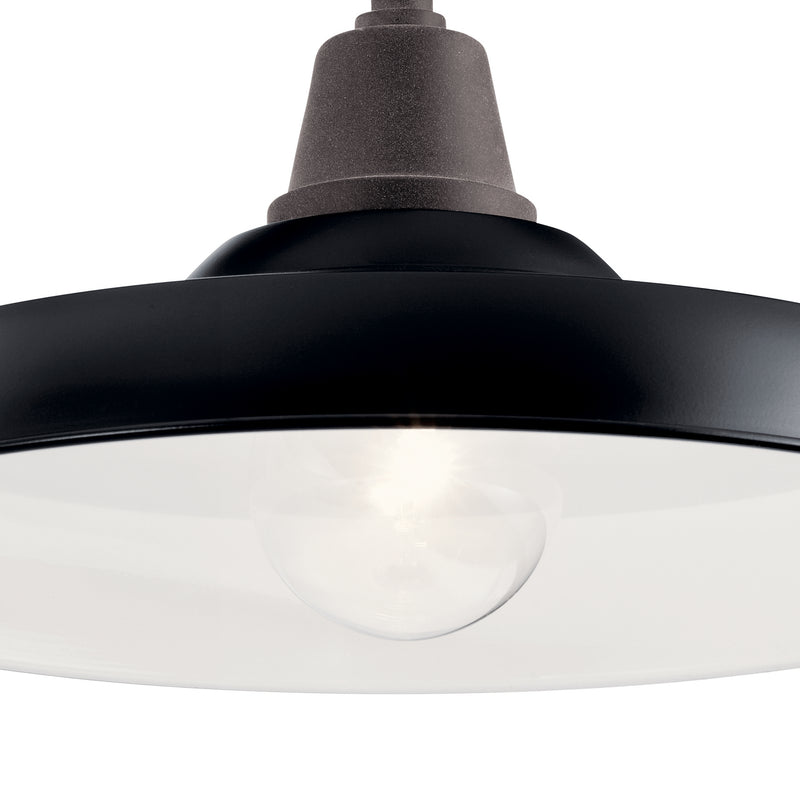 Kichler 49991BK One Light Outdoor Wall Mount, Black (4)