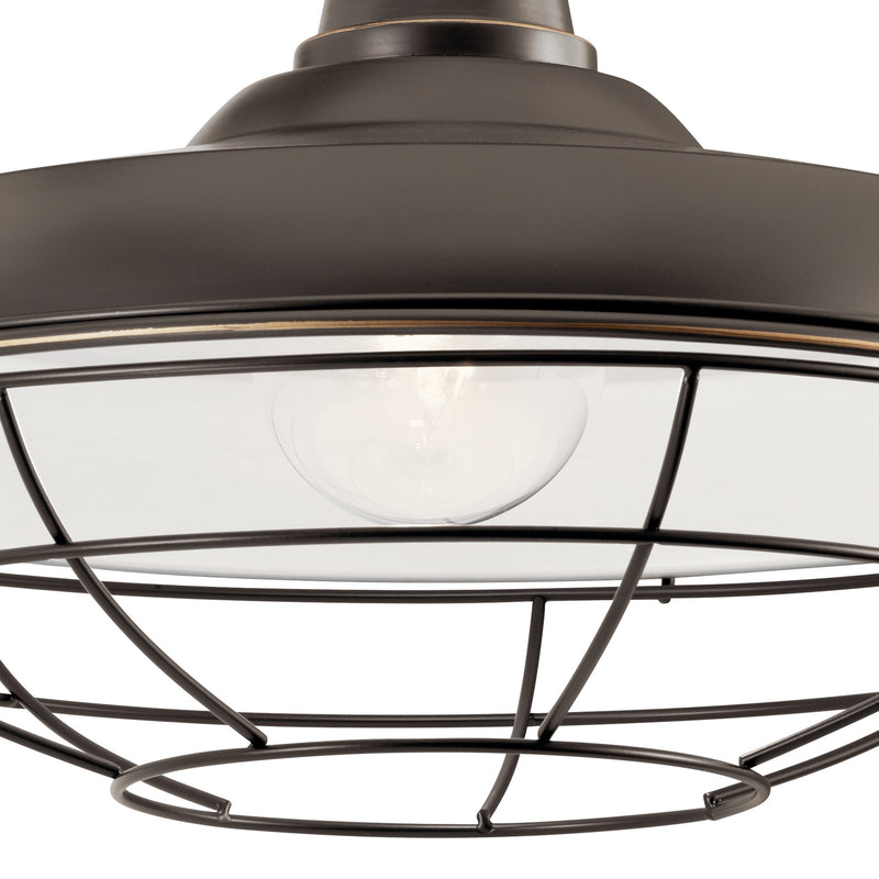 Kichler 49991OZ One Light Outdoor Wall Mount, Olde Bronze (3)