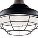 Kichler 49992BK Pier One Light Outdoor Pendant/Semi Flush Mount, Black Alternate Image 4.jpg