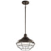 Kichler 49992OZ Pier One Light Outdoor Pendant/Semi Flush Mount, Olde Bronze Alternate Image 2.jpg