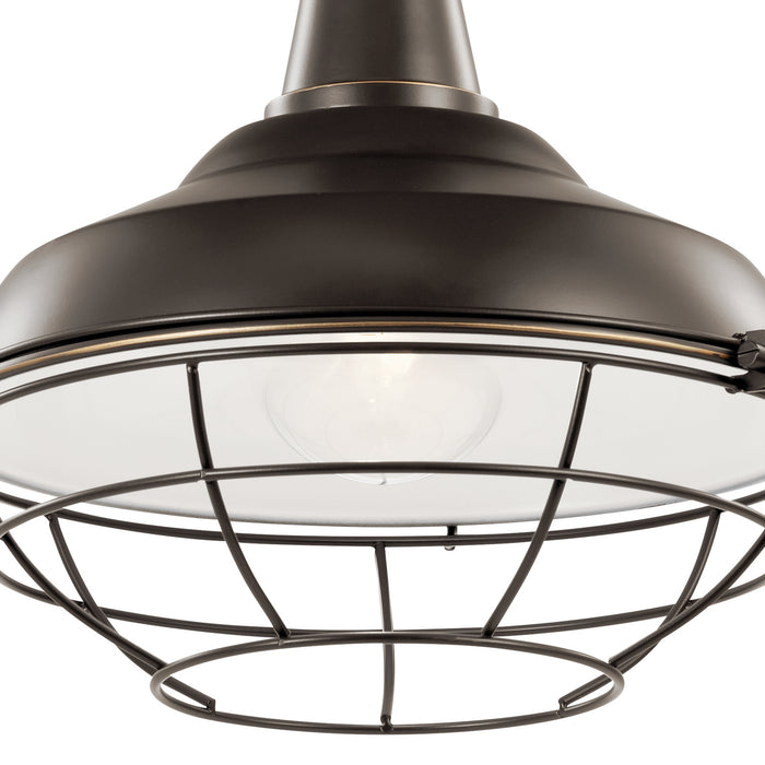 Kichler 49992OZ Pier One Light Outdoor Pendant/Semi Flush Mount, Olde Bronze Alternate Image 6.jpg