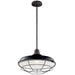 Kichler 49993BK Pier One Light Outdoor Pendant/Semi Flush Mount, Black Alternate Image 2.jpg