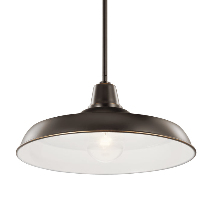 Kichler 49993OZ Pier One Light Outdoor Pendant/Semi Flush Mount, Olde Bronze Alternate Image.jpg