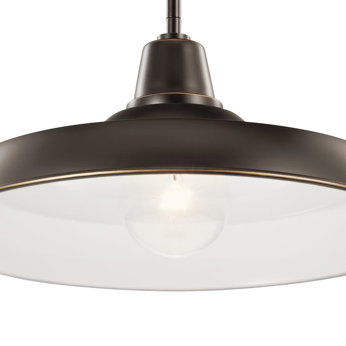 Kichler 49993OZ Pier One Light Outdoor Pendant/Semi Flush Mount, Olde Bronze Alternate Image 7.jpg