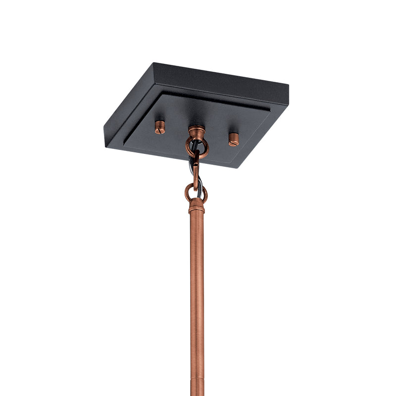 Kichler 52035ACO One Light Pendant, Antique Copper (4)
