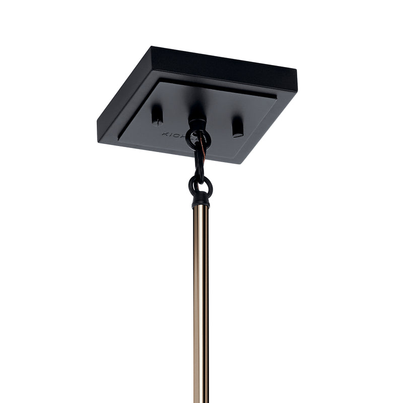 Kichler 52035PN One Light Pendant, Polished Nickel (4)