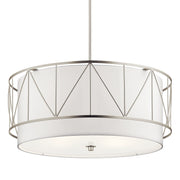 Kichler 52072SN Four Light Pendant, Satin Nickel (2)