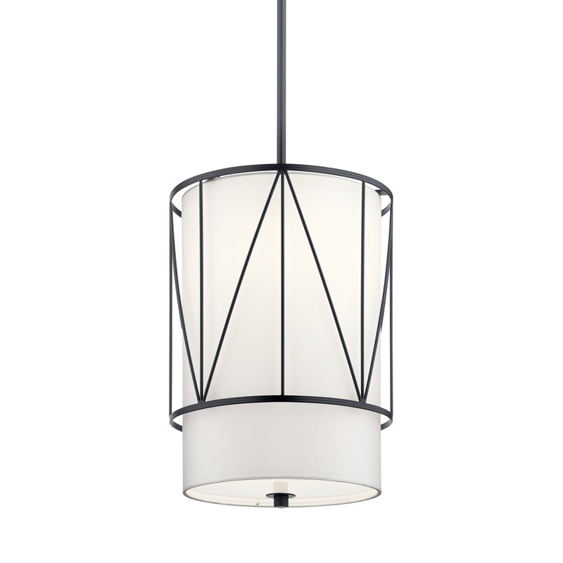 Kichler 52073BK One Light Pendant, Black (2)