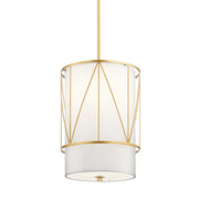 Kichler 52073CLG One Light Pendant, Classic Gold (2)