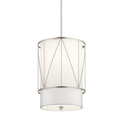 Kichler 52073SN One Light Pendant, Satin Nickel (2)