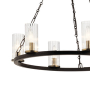 Kichler 52107OZ Six Light Chandelier, Olde Bronze (4)