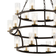 Kichler 52110OZ 21 Light Chandelier, Olde Bronze (3)