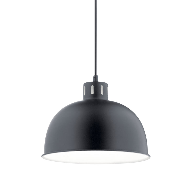 Kichler 52152BK One Light Pendant, Black (2)