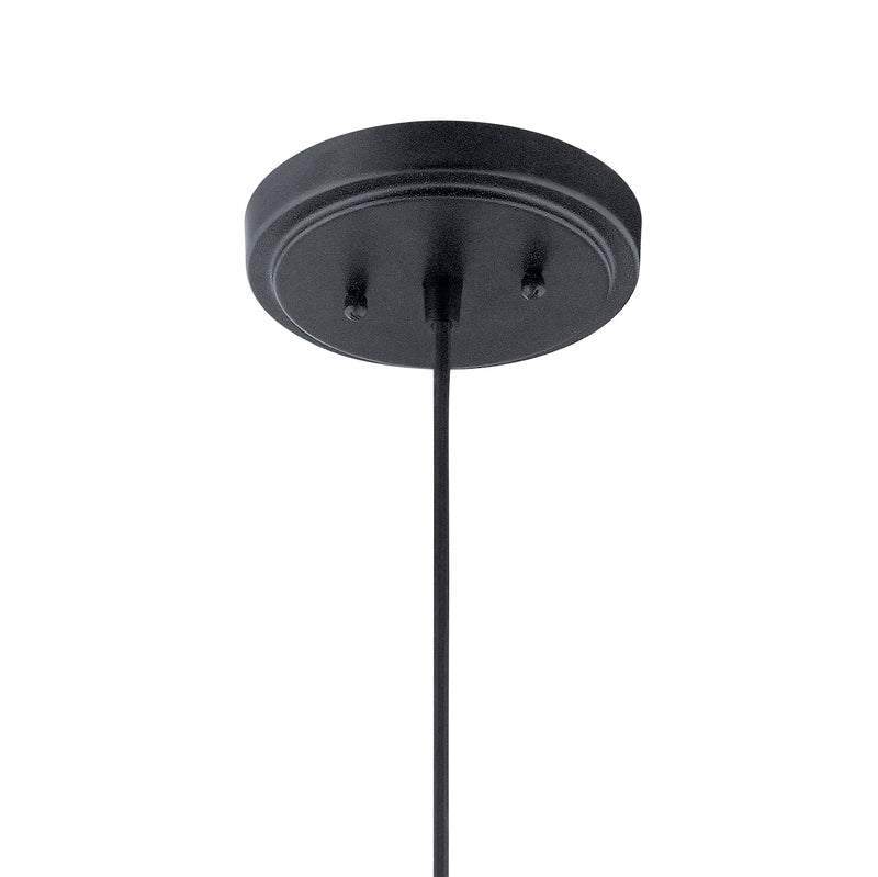 Kichler 52152BK One Light Pendant, Black (4)