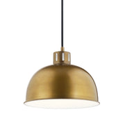 Kichler 52152NBR One Light Pendant, Natural Brass (2)