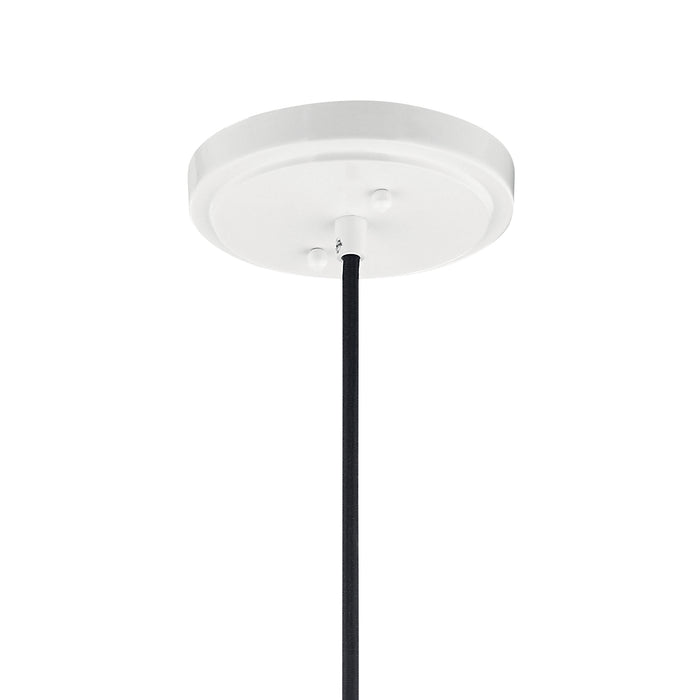 Kichler 52152WH Zailey One Light Pendant, White Alternate Image 3.jpg