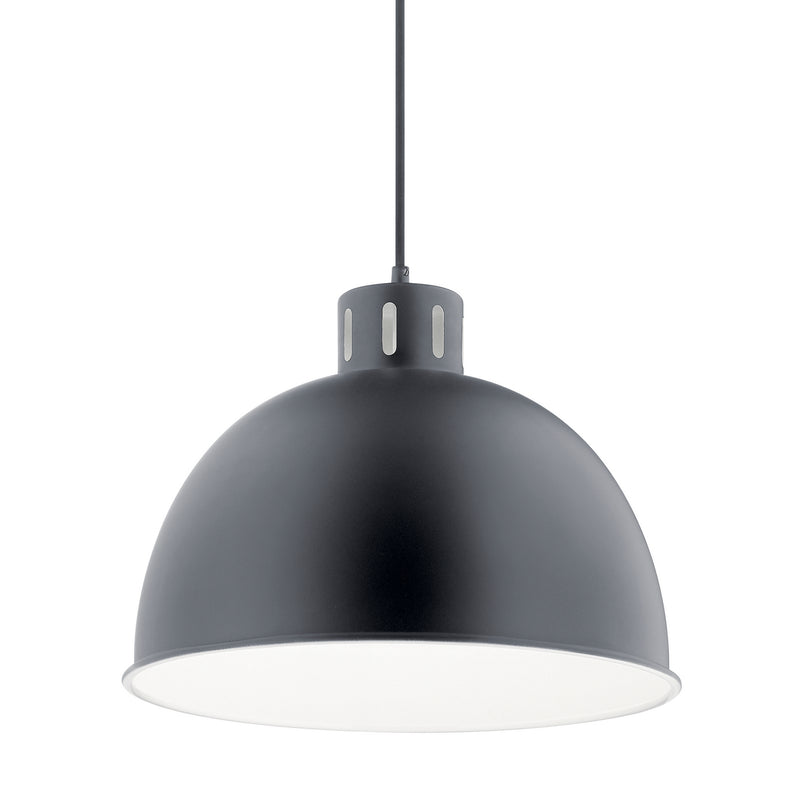 Kichler 52153BK One Light Pendant, Black (2)