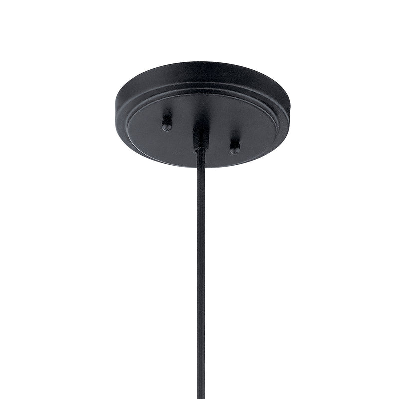 Kichler 52153BK One Light Pendant, Black (4)