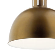Kichler 52153NBR One Light Pendant, Natural Brass (3)